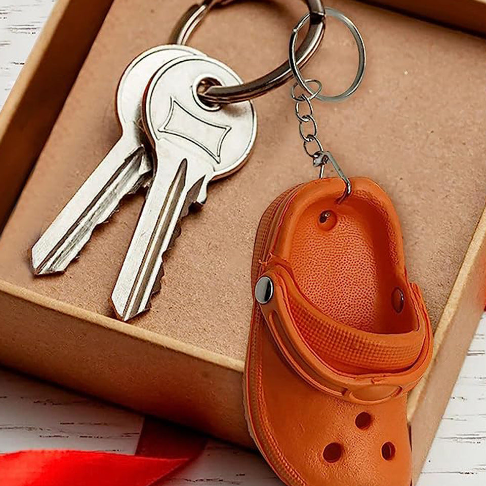 Wholesale EVA Cute Mini Hole Shoes Keychain